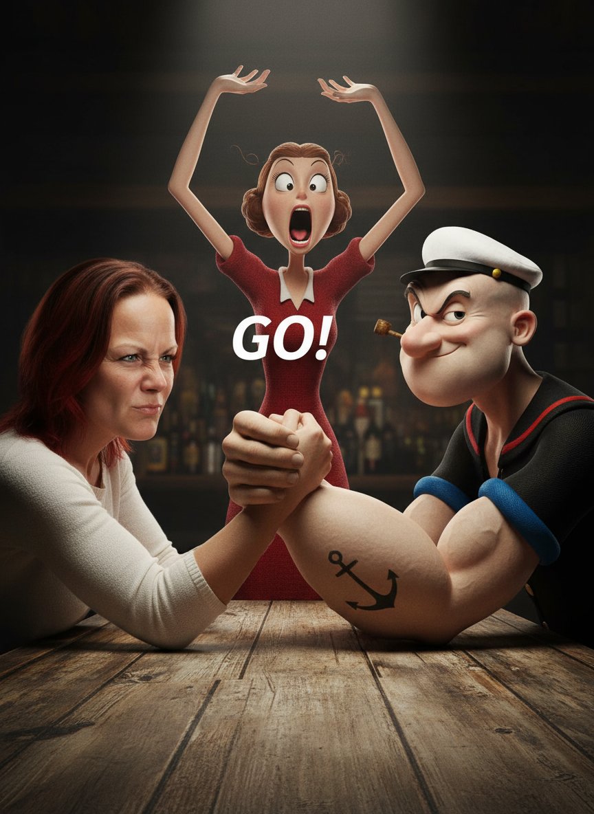 Arm Wrestling Popeye Showdown