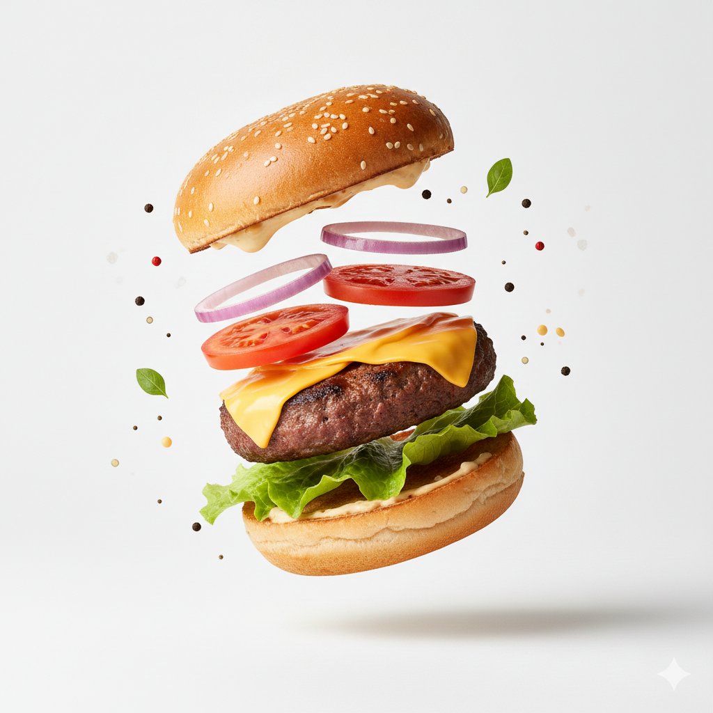 Premium Floating Food Ad
