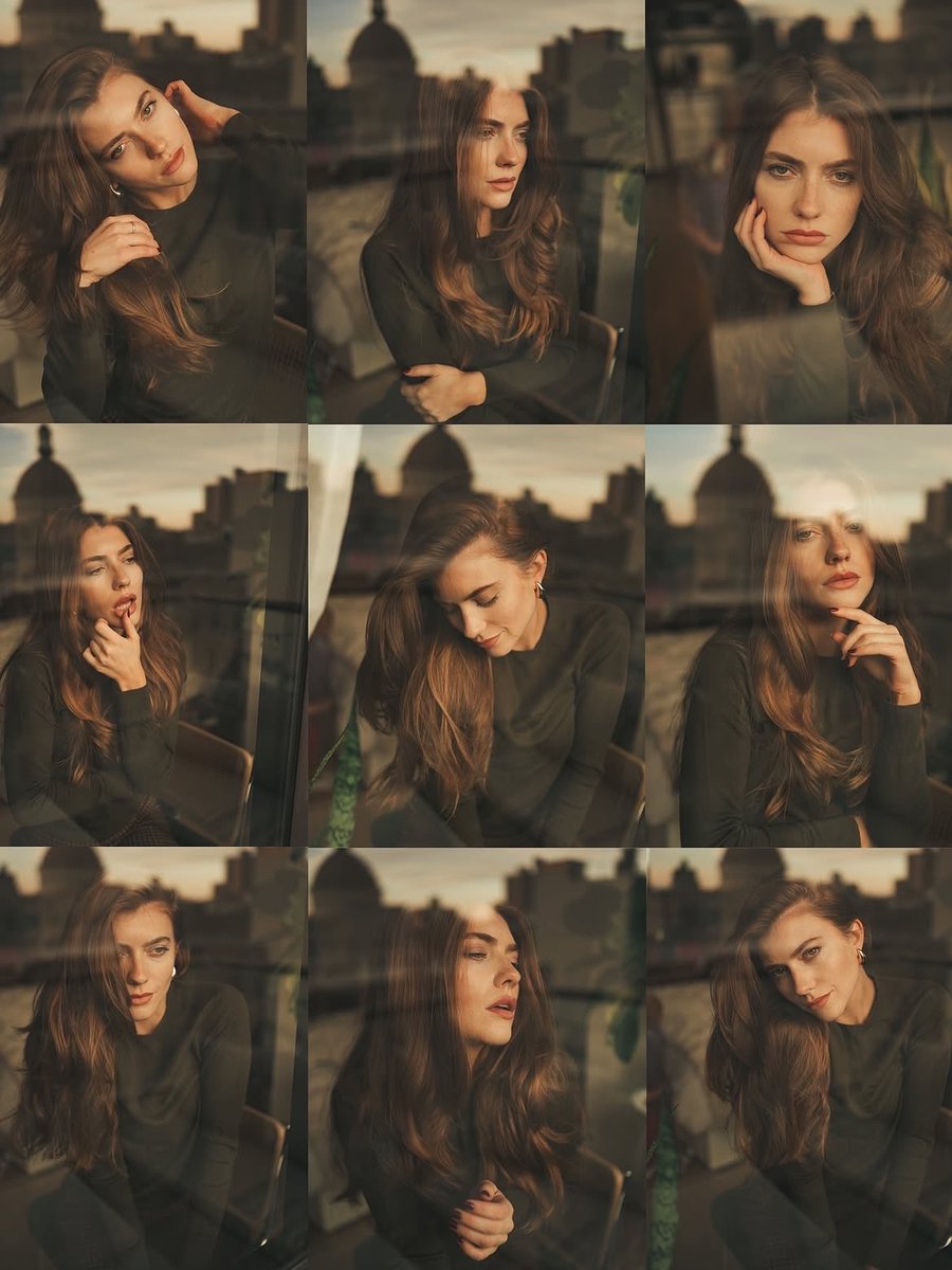 Golden Hour Window Portraits