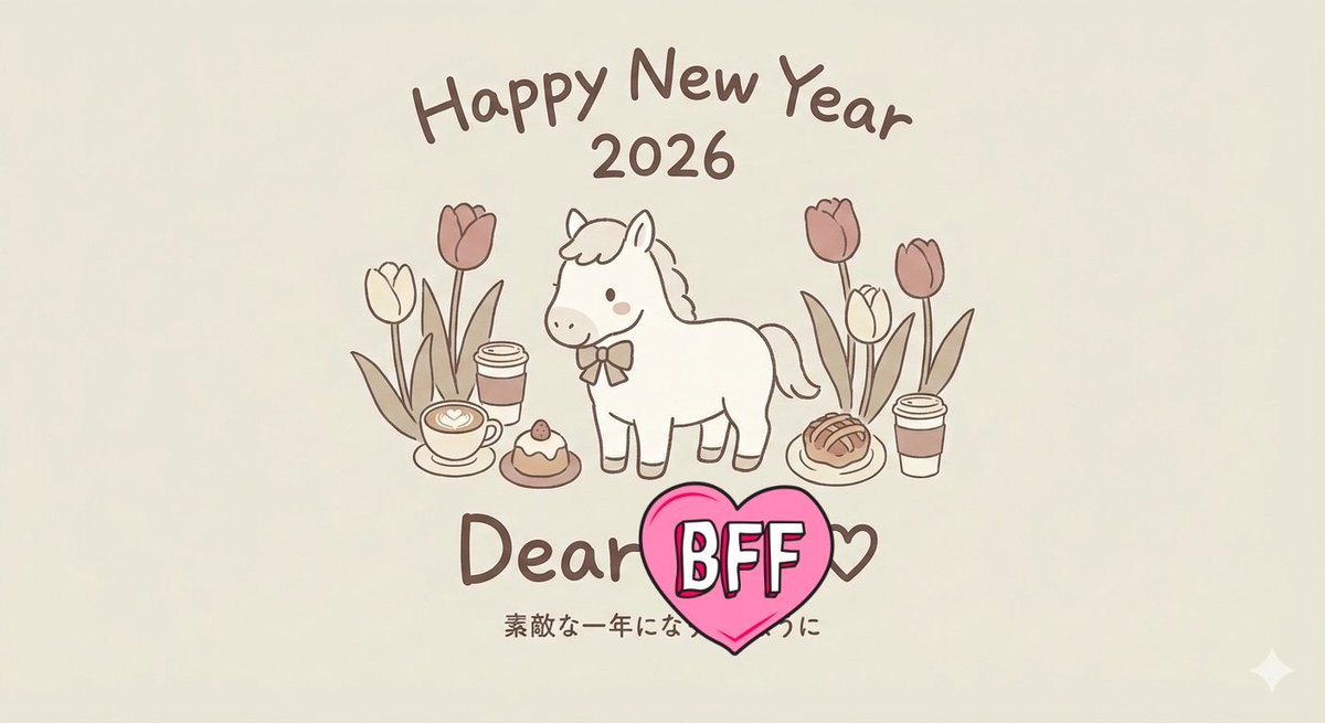 New Year Greeting Illustration