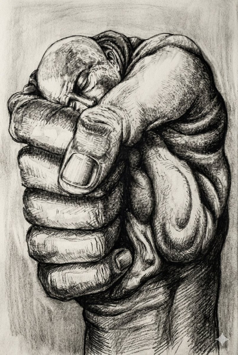 Fist-Born Illusion Sketch