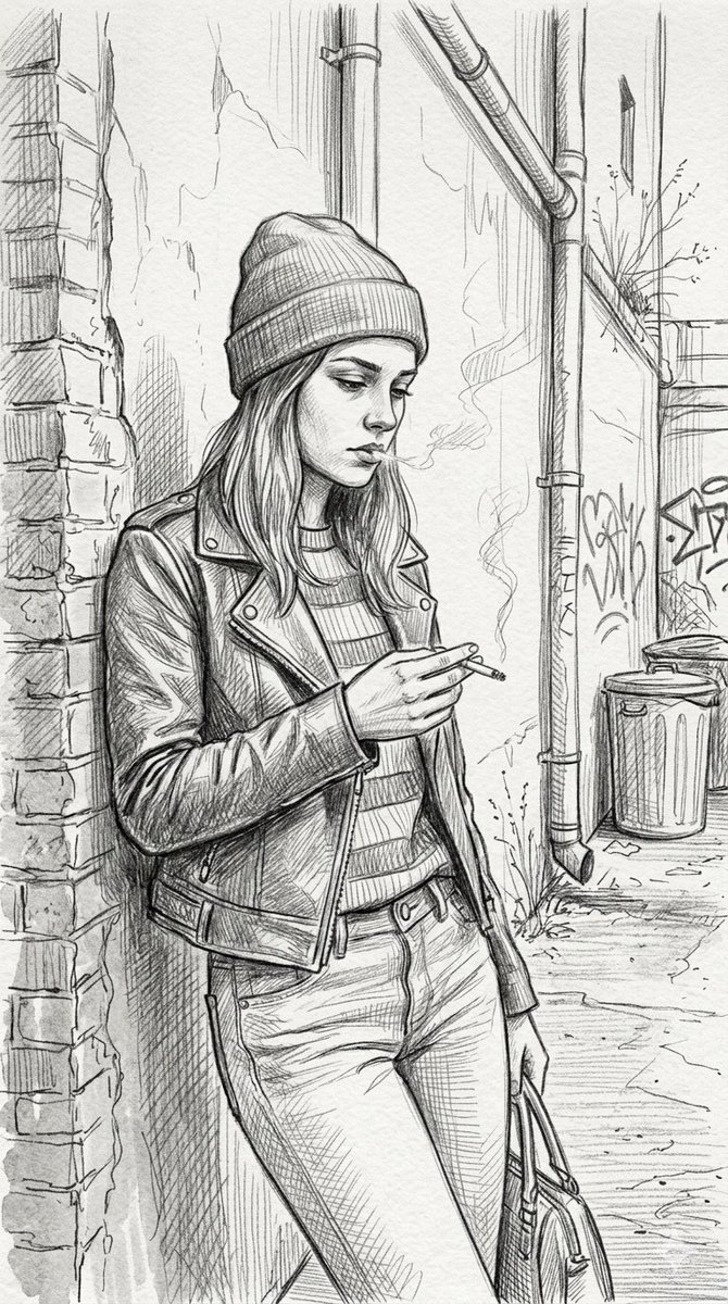 Alley Smoke Sketch