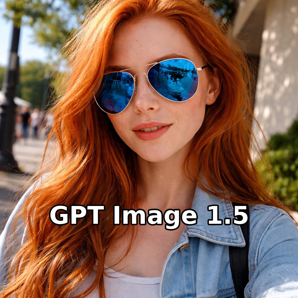 Ginger Girl Blue Aviators