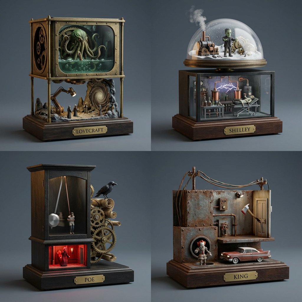 Horror Sci-Fi Kinetic Sculptures