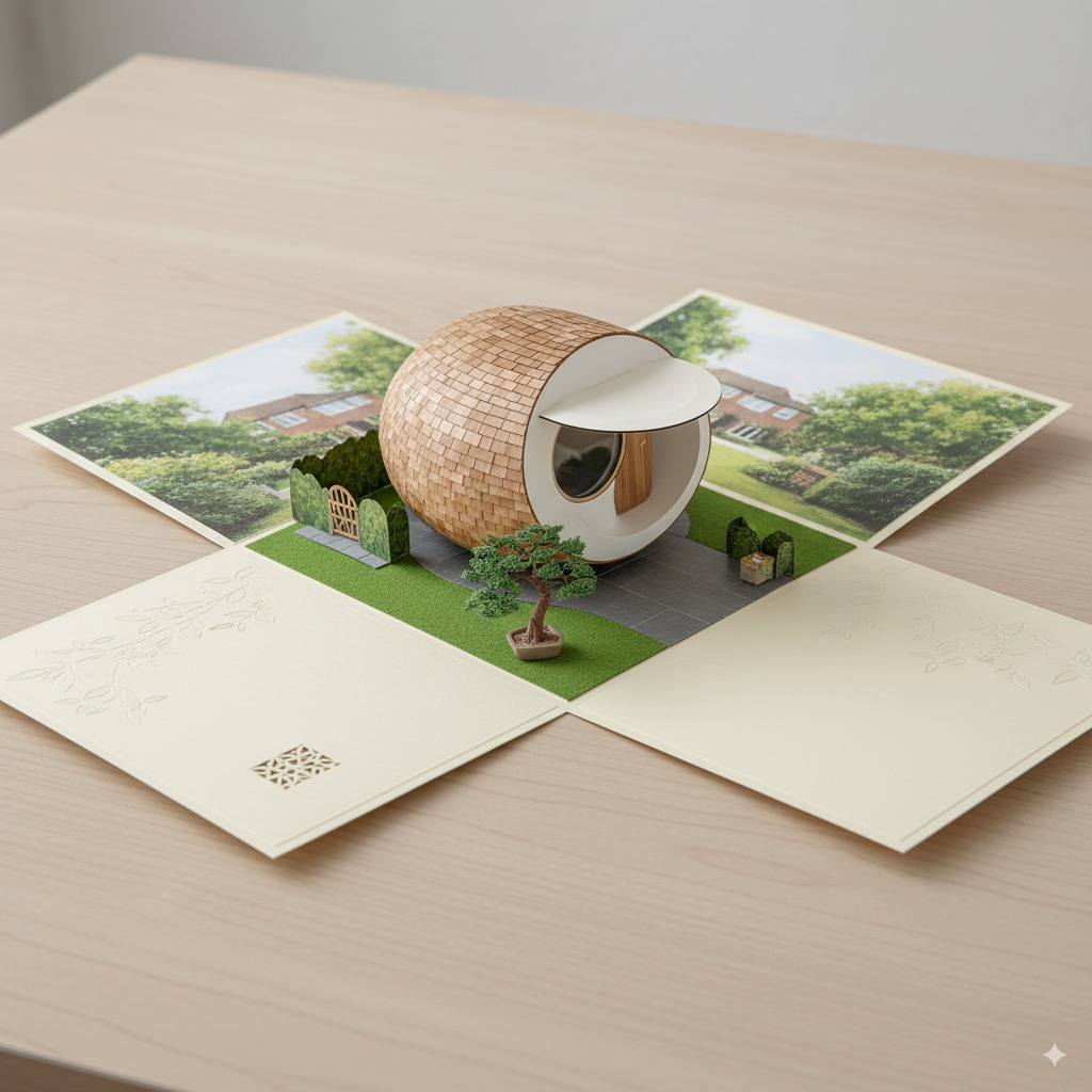 Scene A6 Folding Card