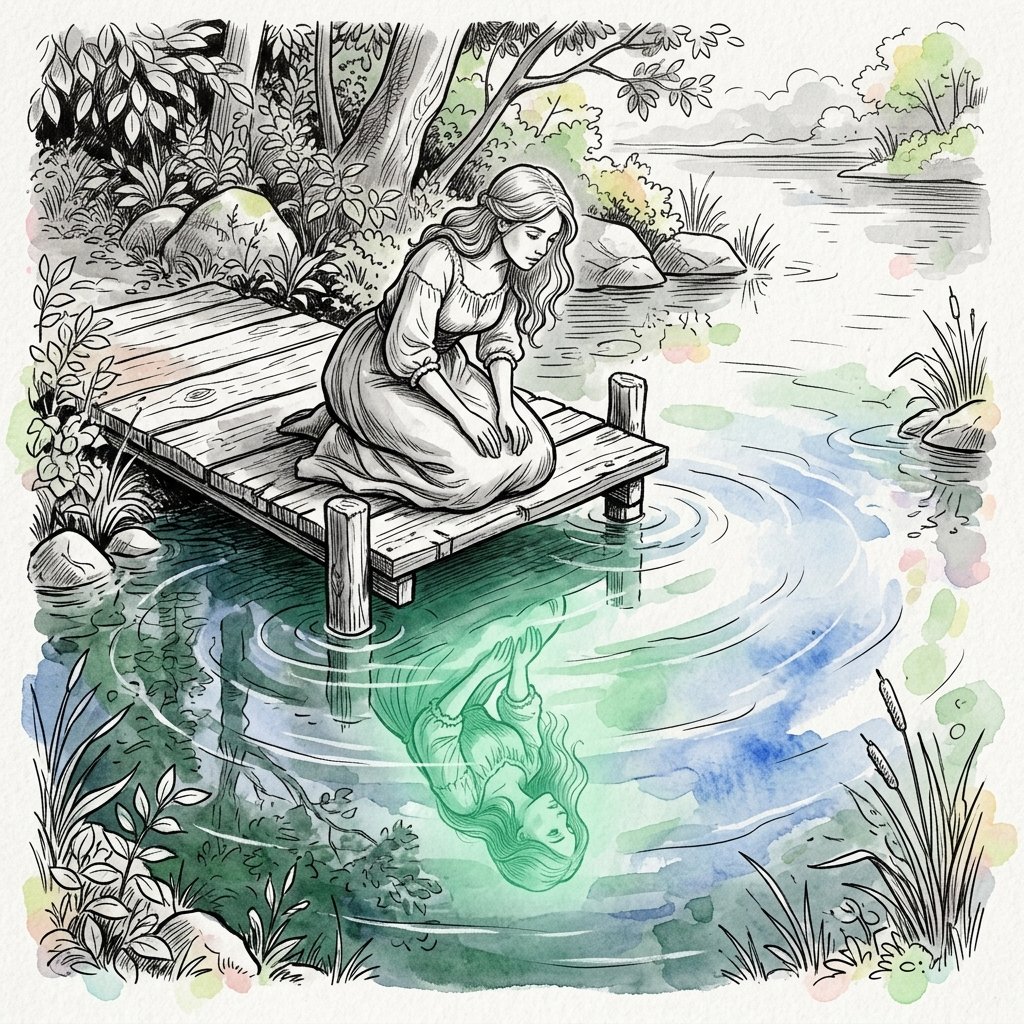 Whimsical Water Reflection