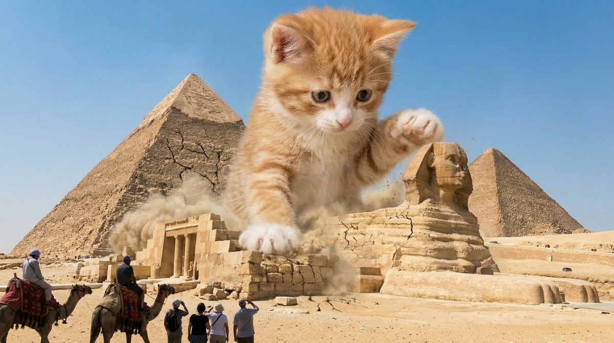 Kaiju Kitten Attacks Sydney