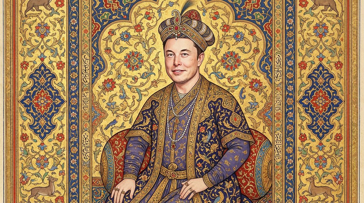 Persian Miniature Portrait