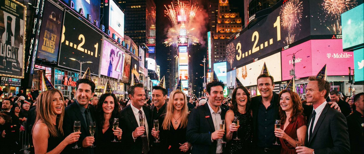 Sitcom Stars New Year Countdown