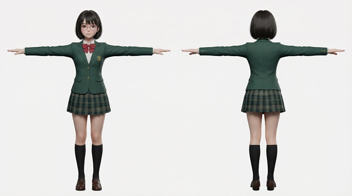 3D VRM Conversion and Style Redraw Workflow