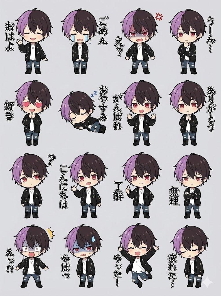 Create LINE Stickers with Chibi Characters