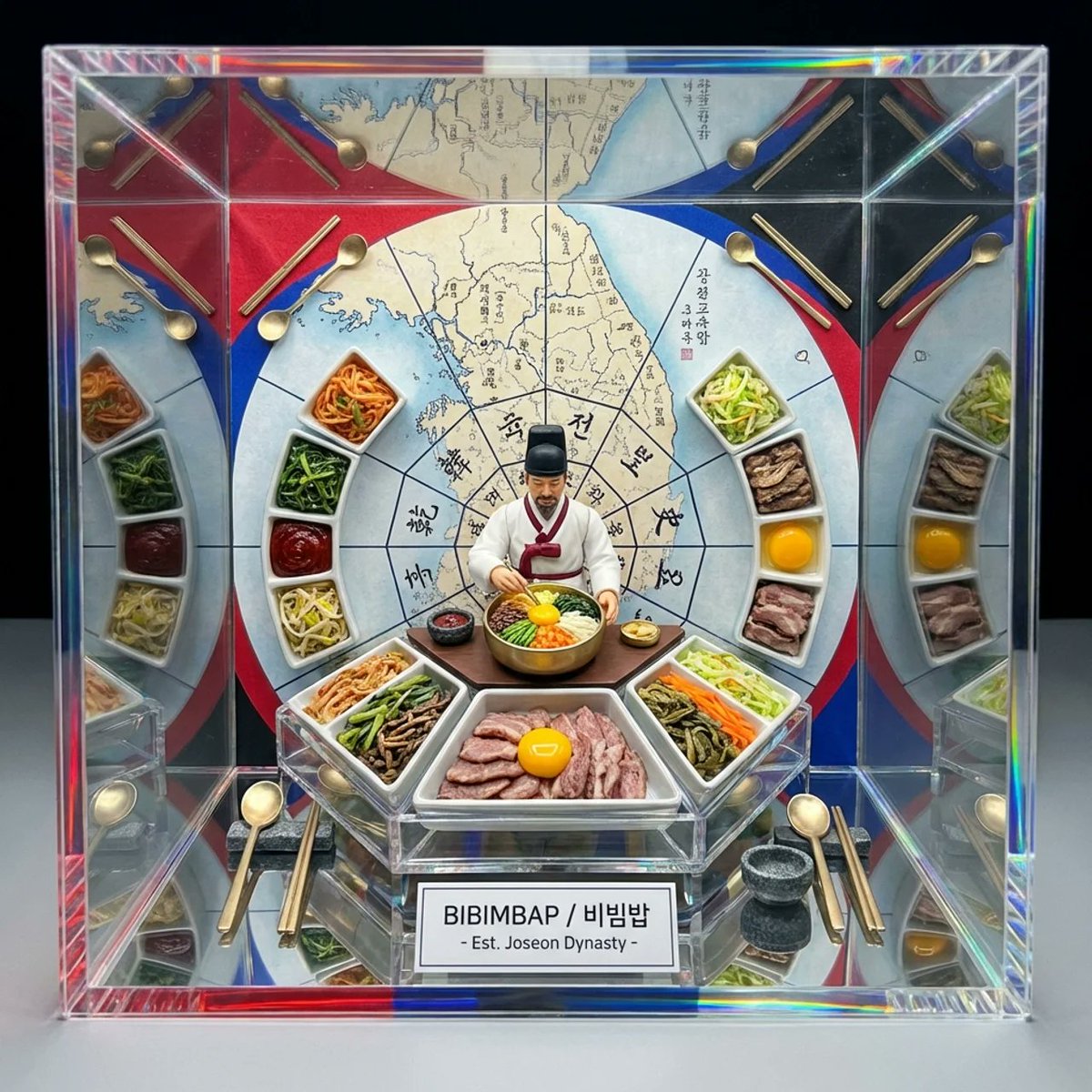 Kaleidoscope Asian Dish Art