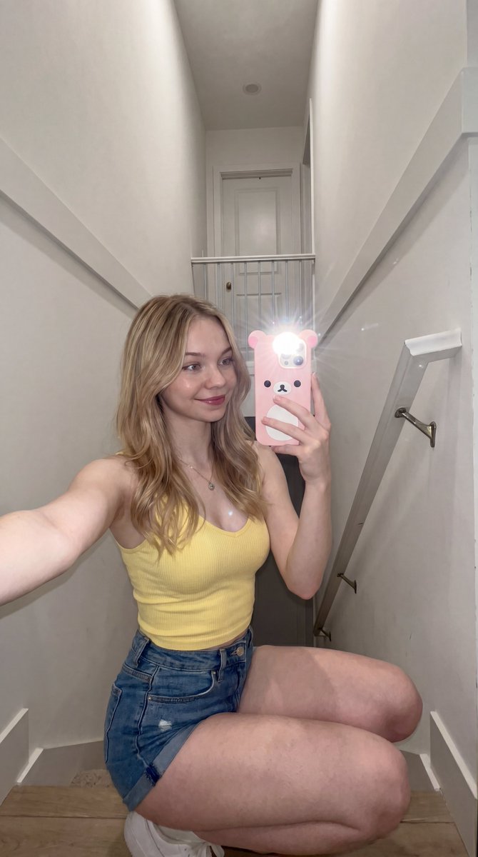Stairwell Flash Selfie
