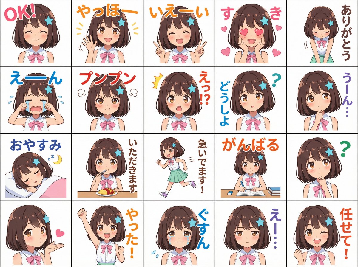 Custom Messenger Sticker Set