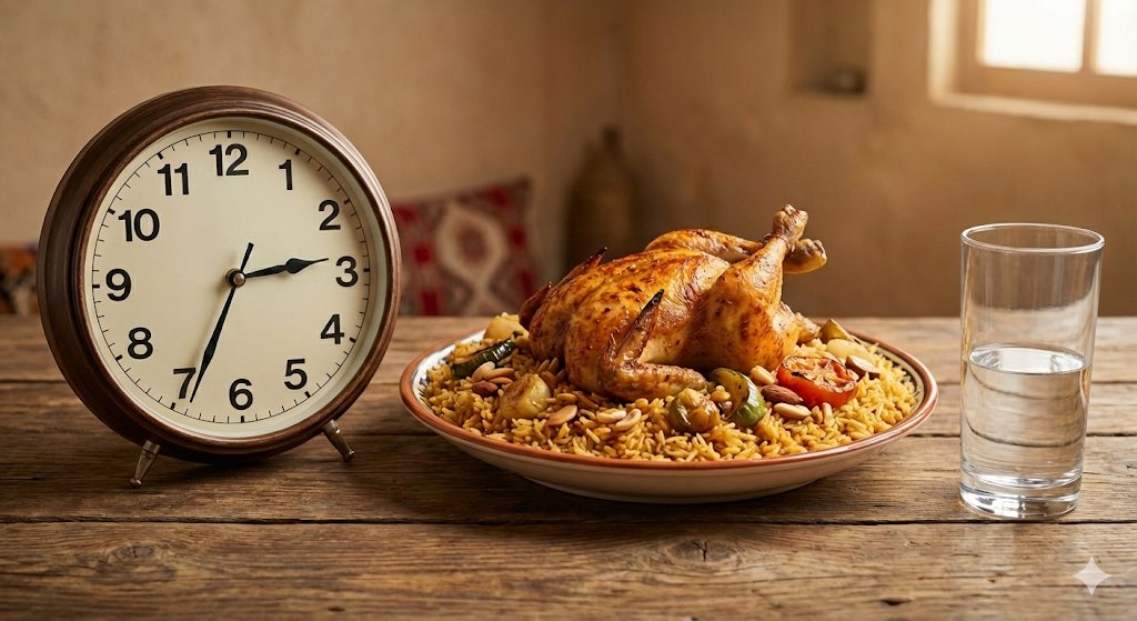 Saudi Kabsa With Grilled Chicken
