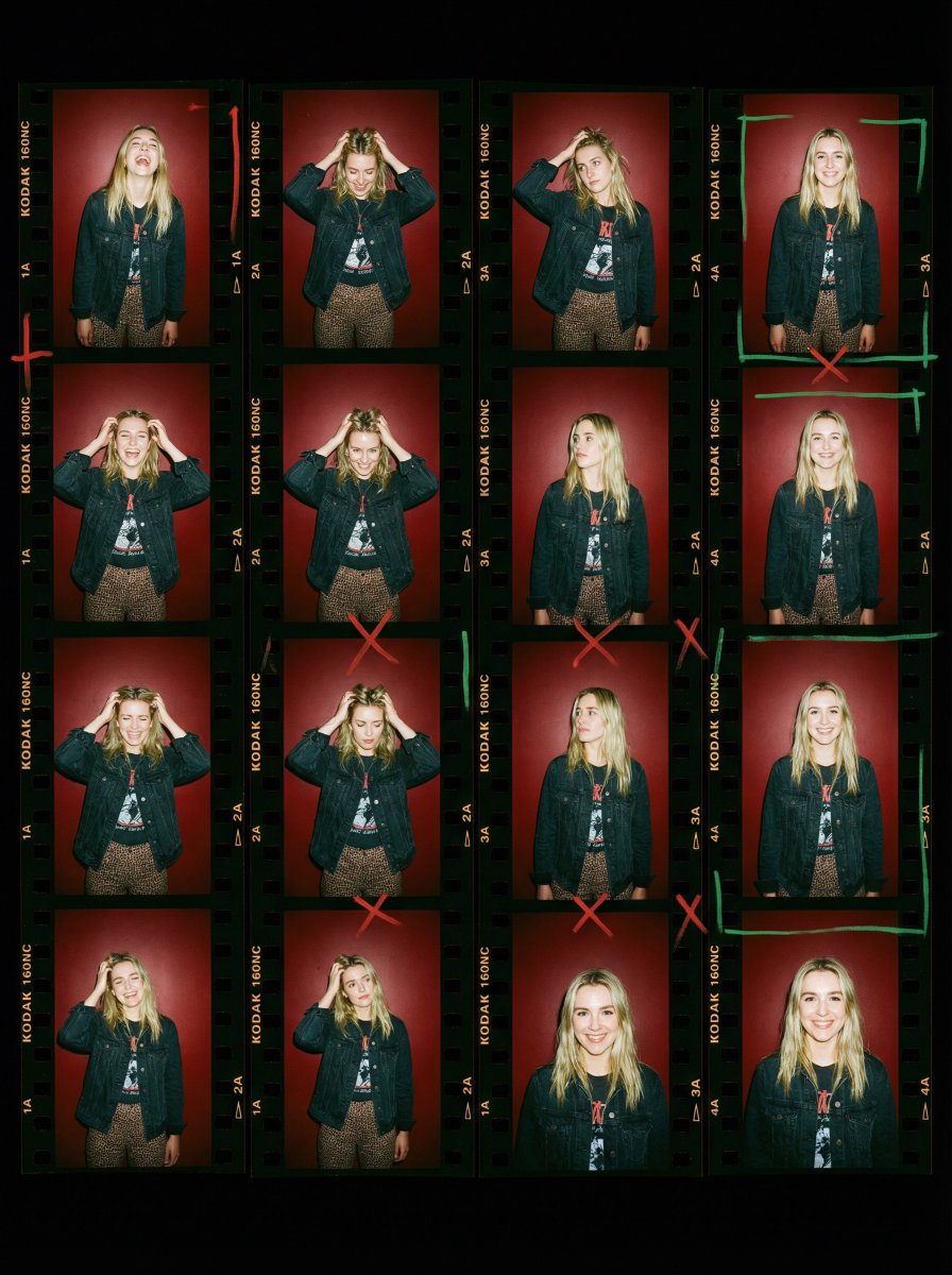 Film Contact Sheet Fashion Snapshots