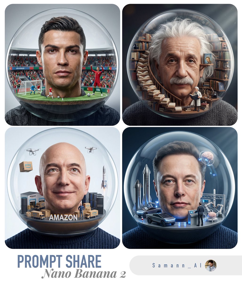 Bubble Diorama Portrait Wonder