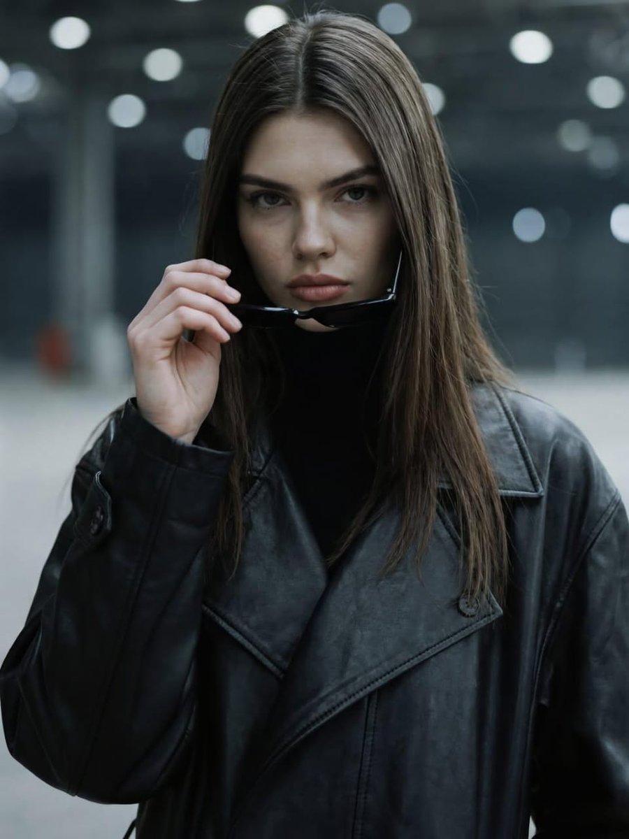 Moody Fashion Editorial Portrait