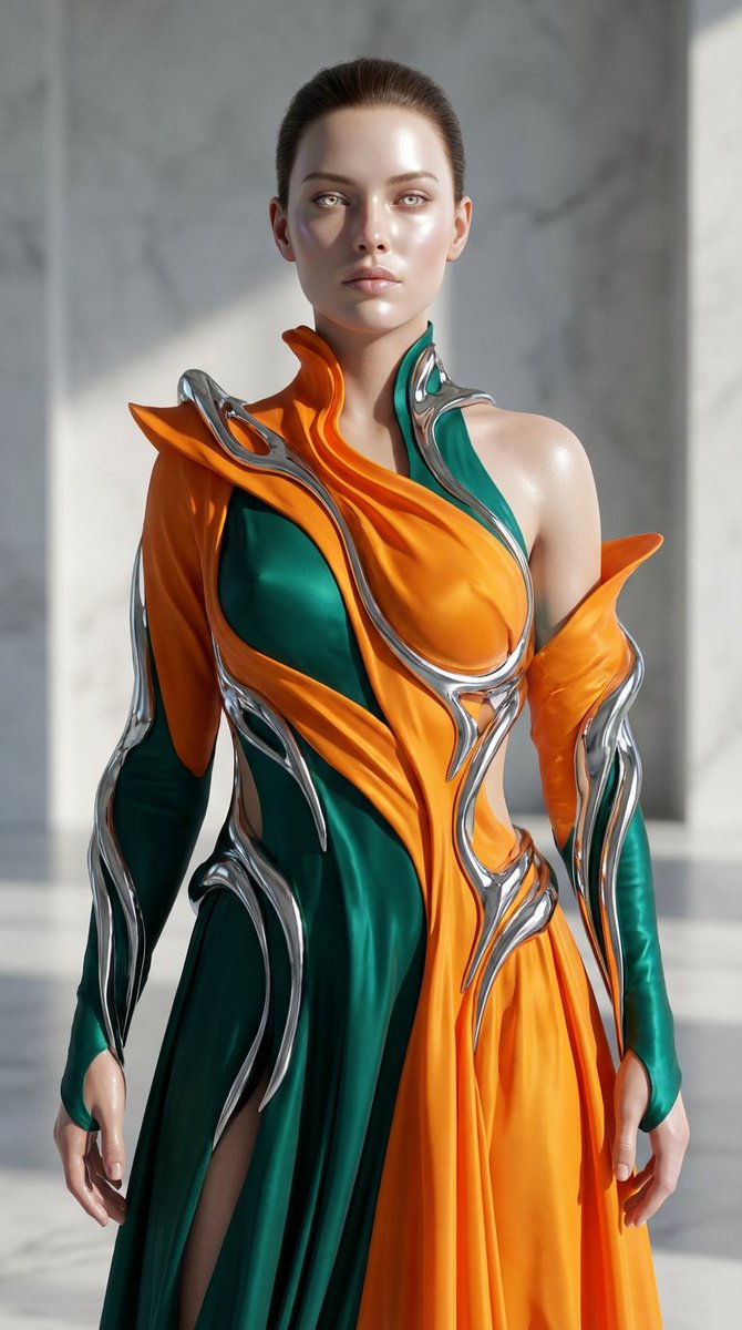Powerful AI Woman Avant-Garde