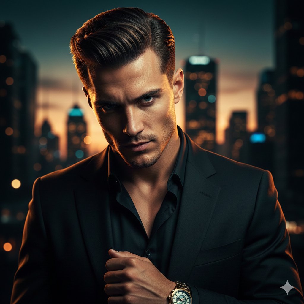 Cinematic Urban Male Portrait