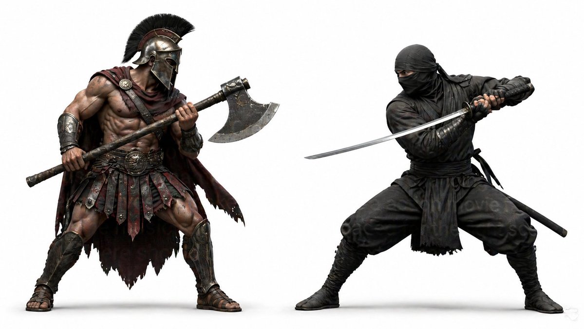 Ninja Katana 3D Game Character