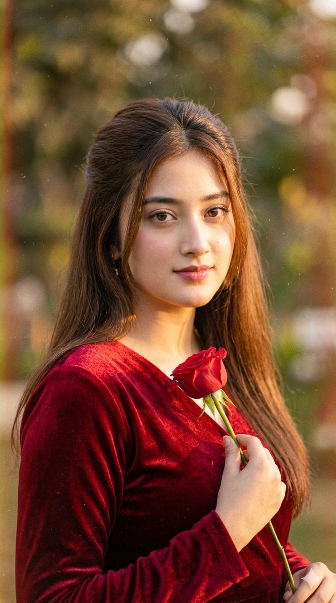 Retro Female Portrait
