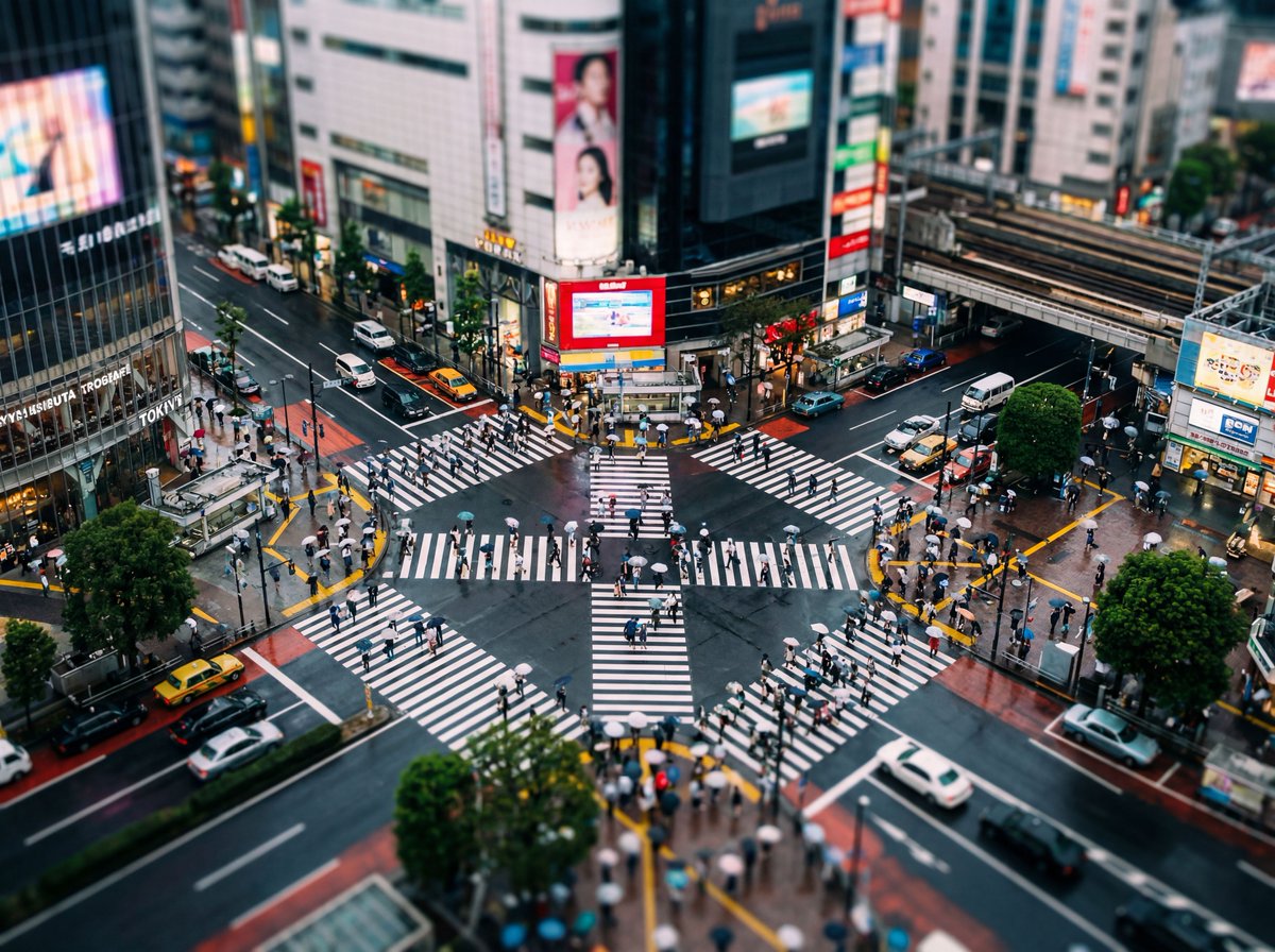Perfect Isometric Tilt Shift Photo