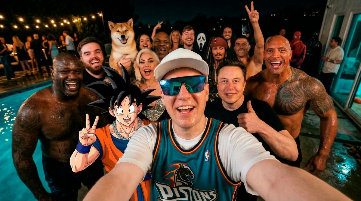 Celebrity Pool Party Gone Viral