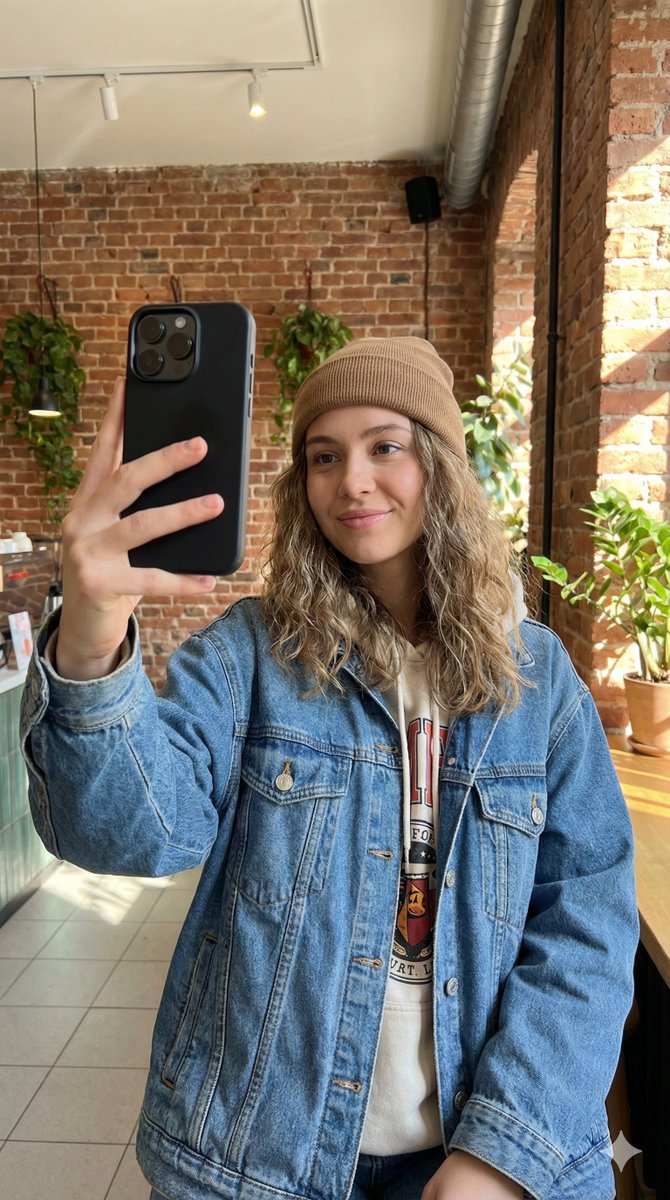Stylish iPhone Selfie