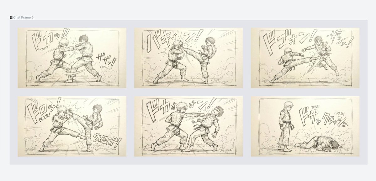 Shonen Manga Combat Sketching Guide