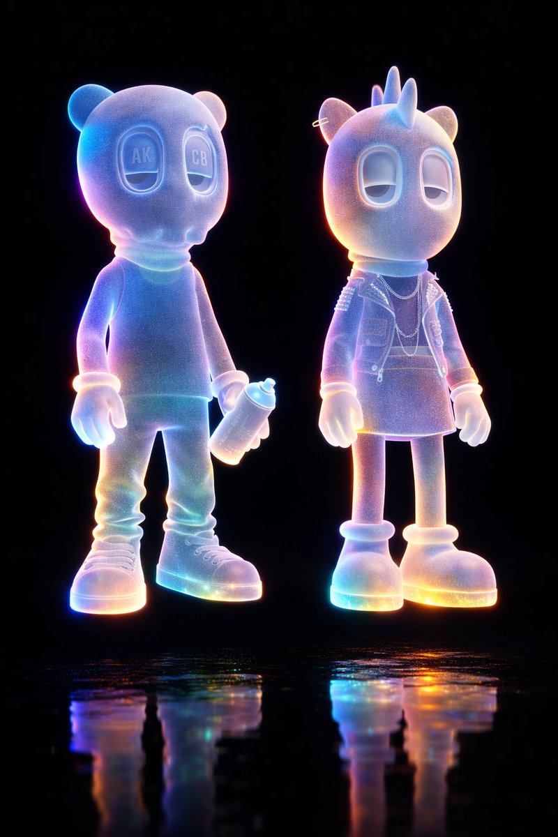 Holographic Levitating Character