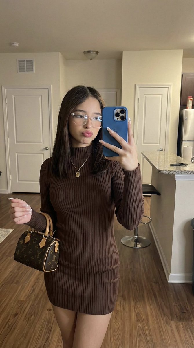 Mirror Selfie Fashion Portrait