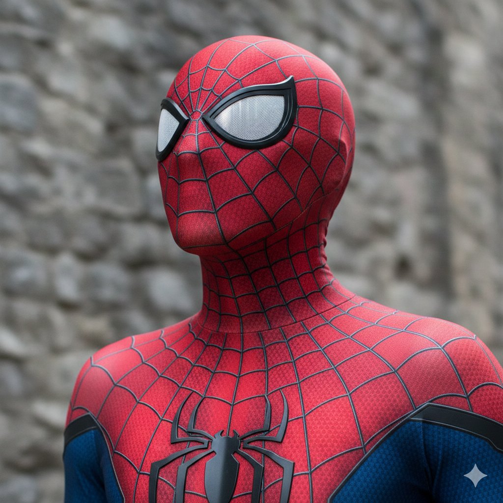 Photorealistic Amazing Spider-Man Cosplay Portrait