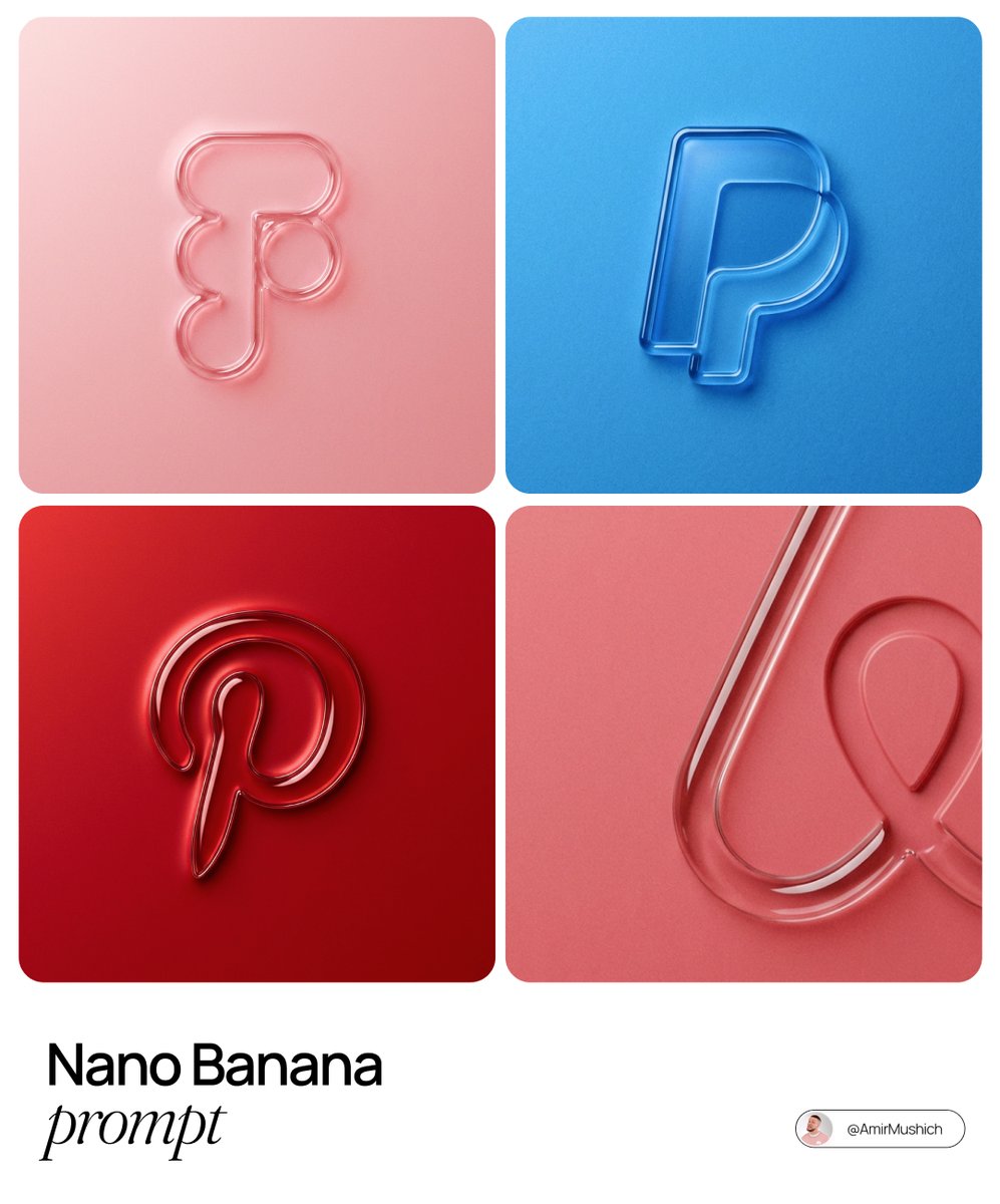 3D Embossed Glossy Brand Logo