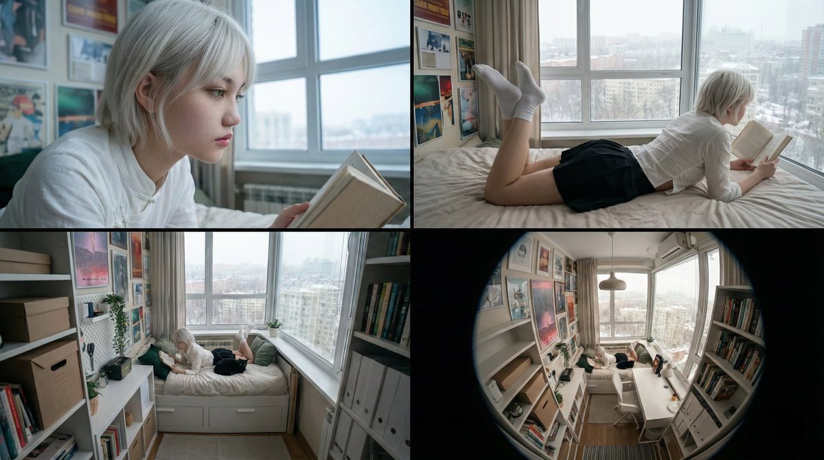 Snowy Day Home Reading Storyboard