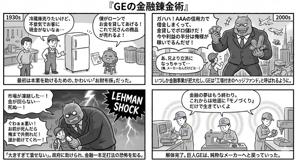 GE Financial Business Rise And Fall