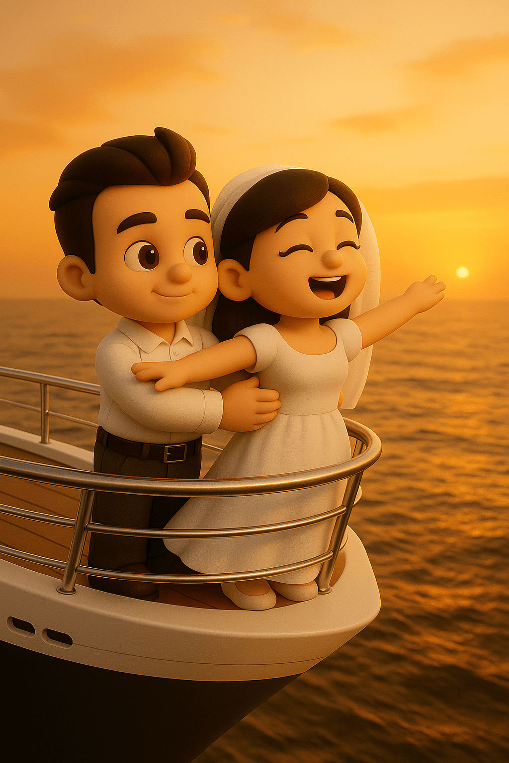 Titanic Bow Scene Chibi Imitation