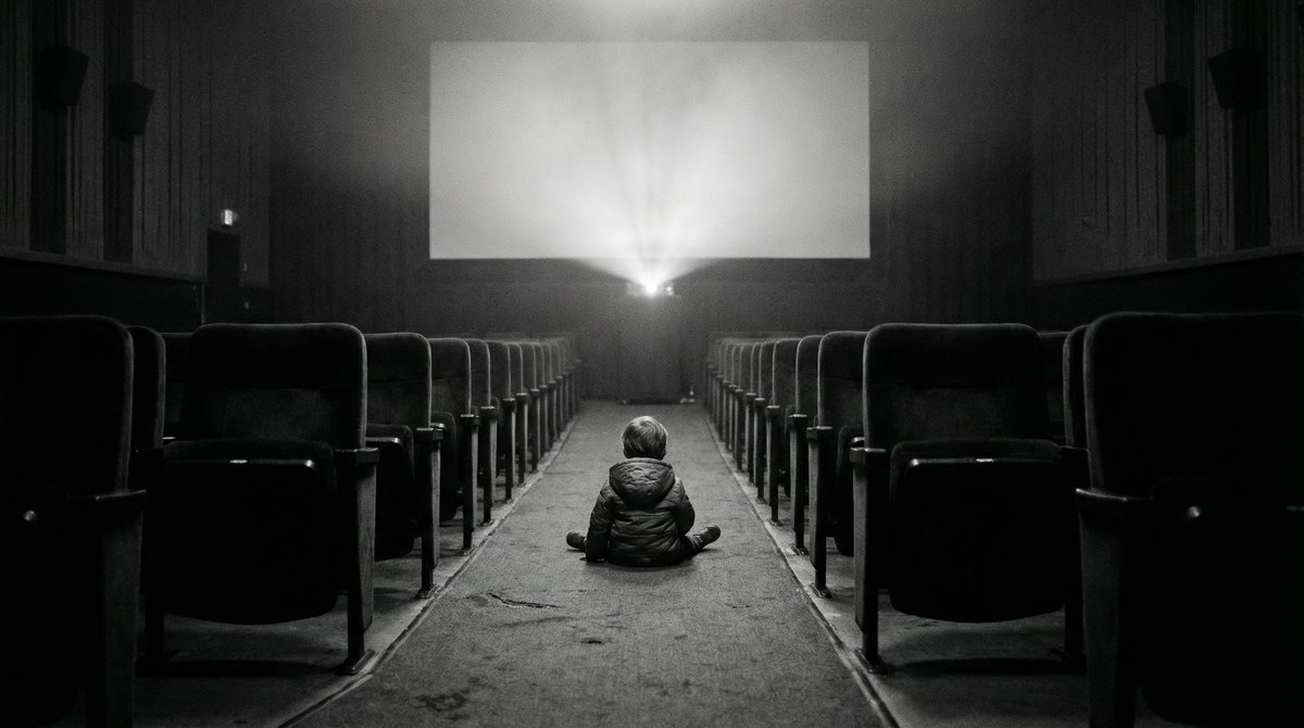 Child Alone in Cinema