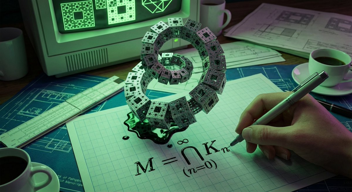 Ink Spirals Into Fractal Infinity