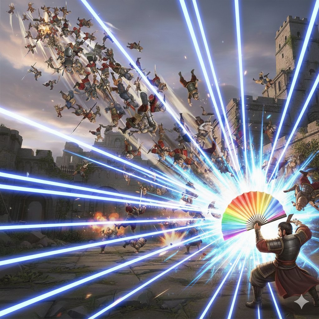 Kongming Musou Frenzy Blue Laser