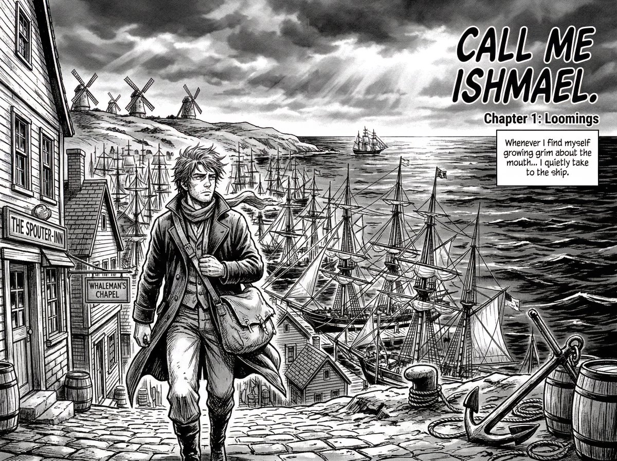 Novel Opening Manga Storyboard