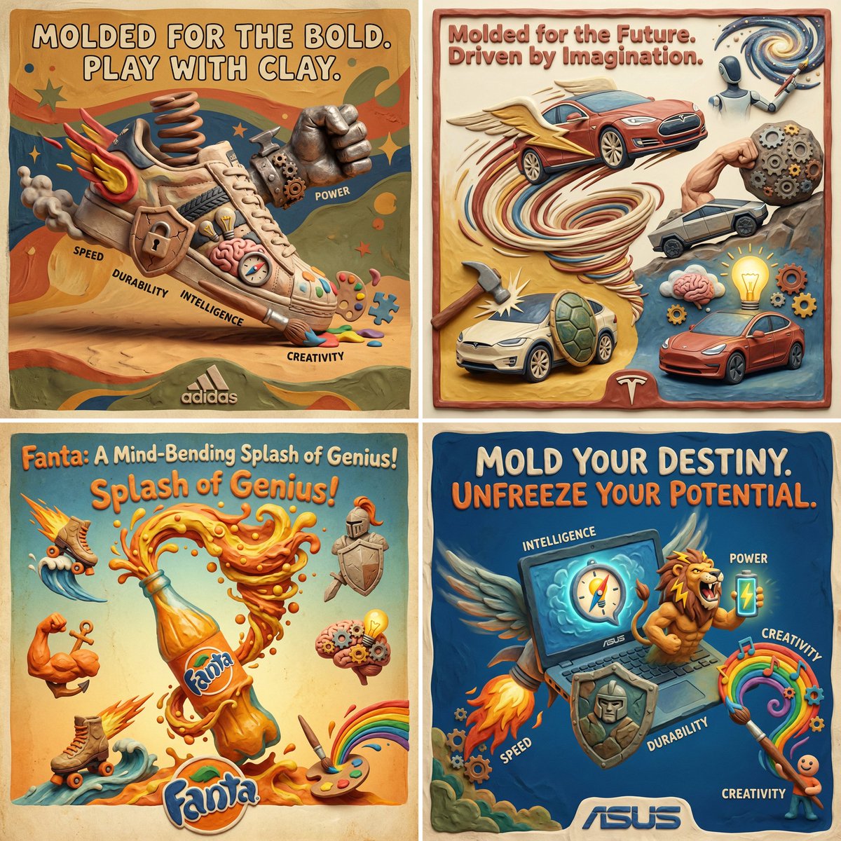 Claymotion Retro Ad Magic