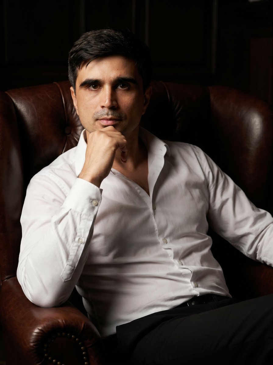 Moody Cinematic Gentleman Portrait