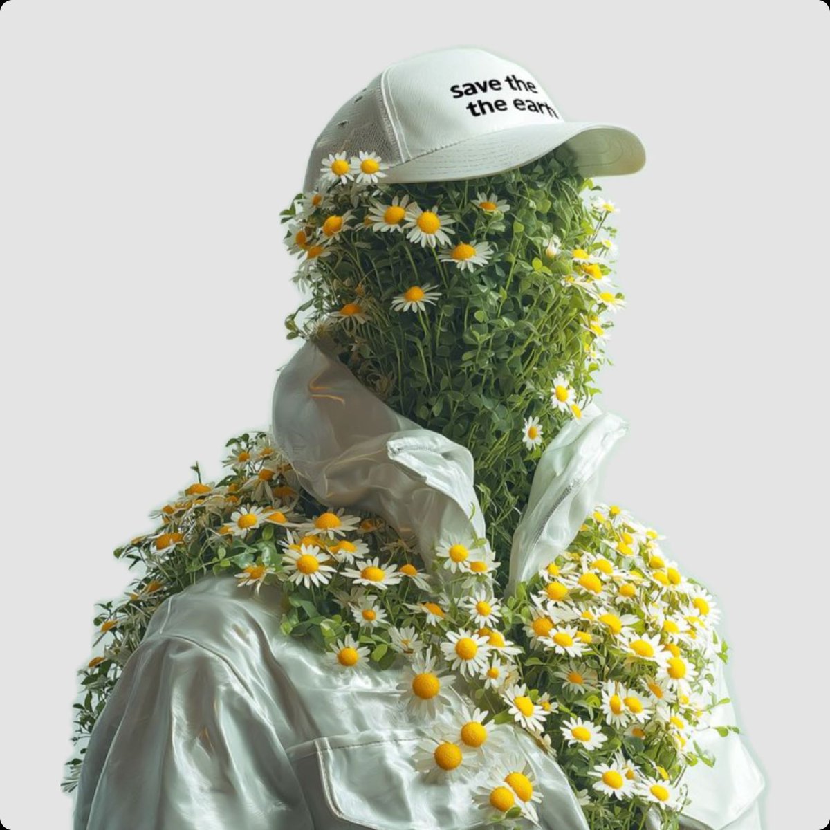 Surreal Floral Fashion Portrait
