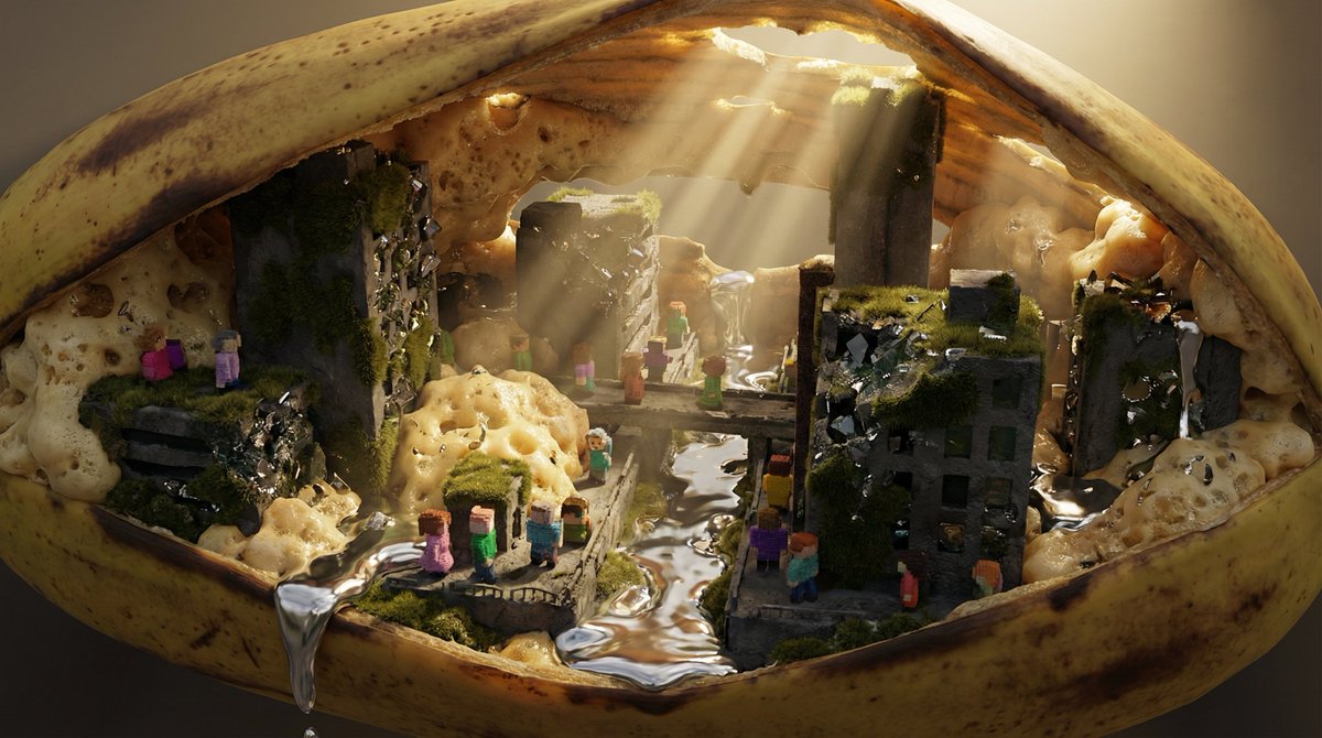 Nano City Inside Banana Peel