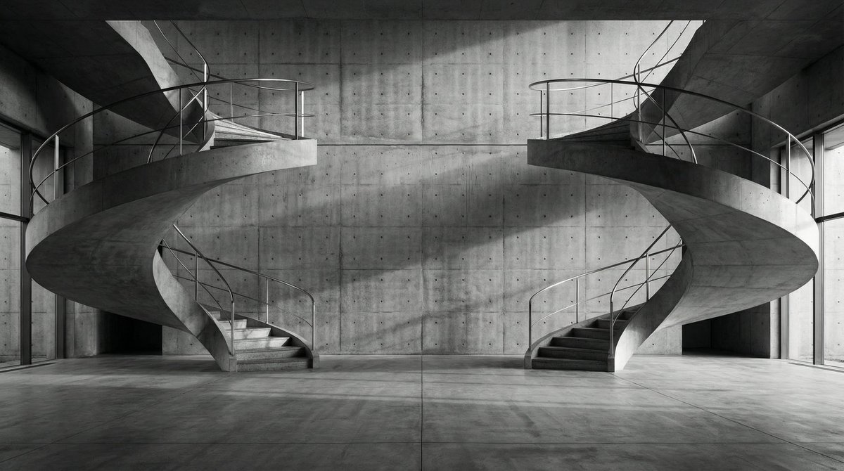 Tokyo Stairs Dramatic Atmosphere