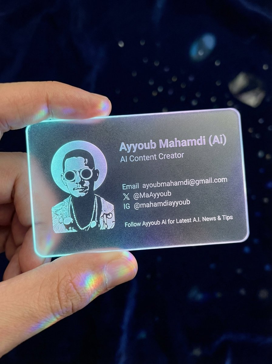 Cyberpunk Futuristic Business Card