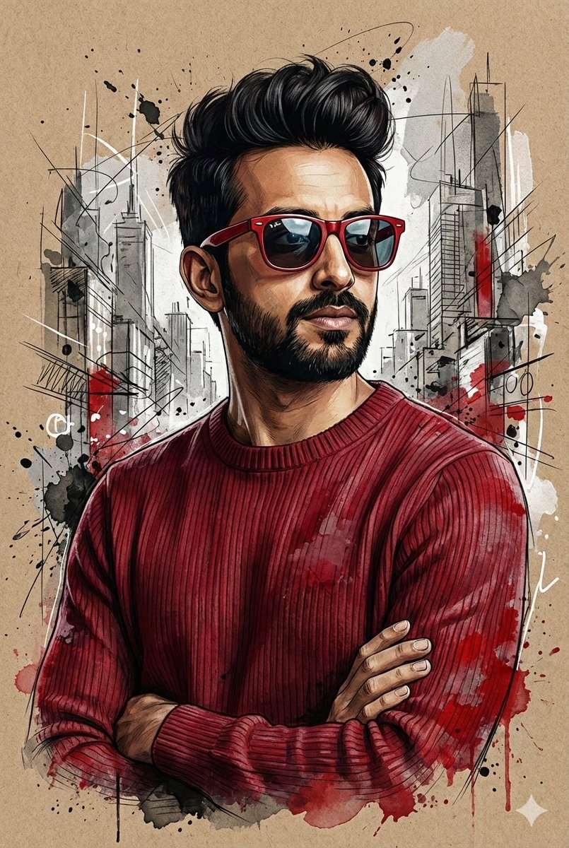 Hyper-Realistic Urban Mixed Media Illustration