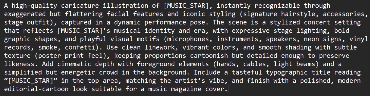 Avant-Garde Music Star Fashion Portrait
