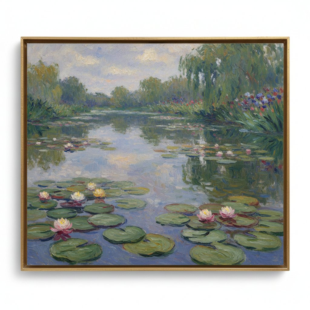 Painting Monet Water Lilies